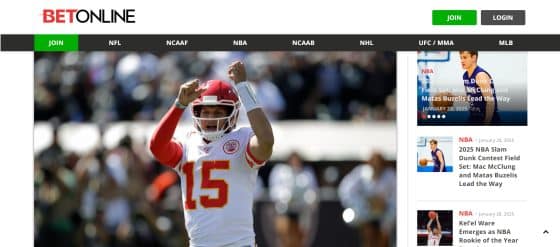 BetOnline - overall best Super Bowl betting site