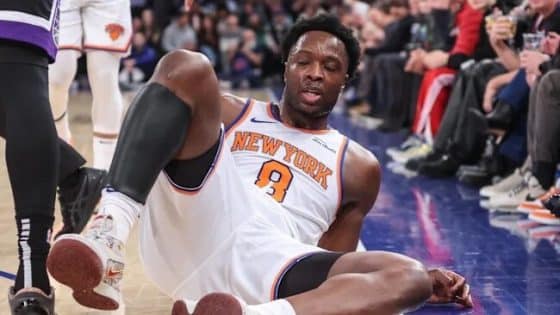 OG Anunoby Leaves Knicks Game With Non-Contact Injury
