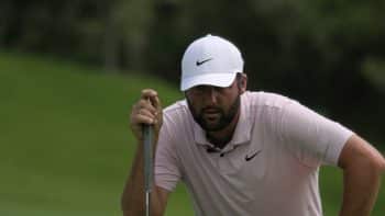 Scottie eyes up a putt in Full Swing.
