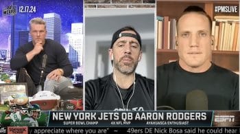Aaron Rodgers on The Pat McAfee Show.