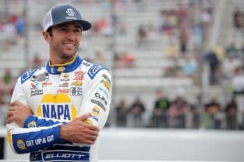 Chase Elliott smiling