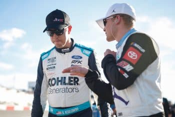 Brad Keselowski and Ty Gibbs
