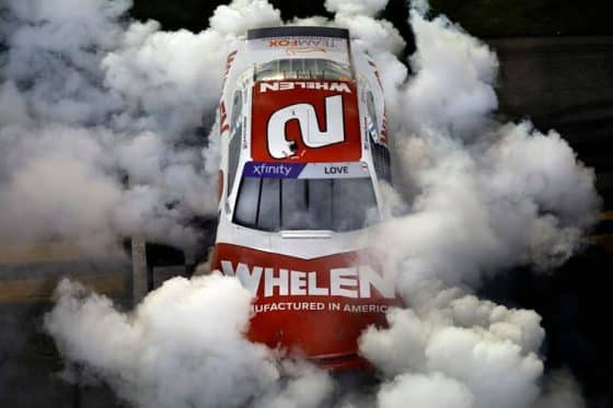 xfinity jesse love burns rubberat daytona (1)