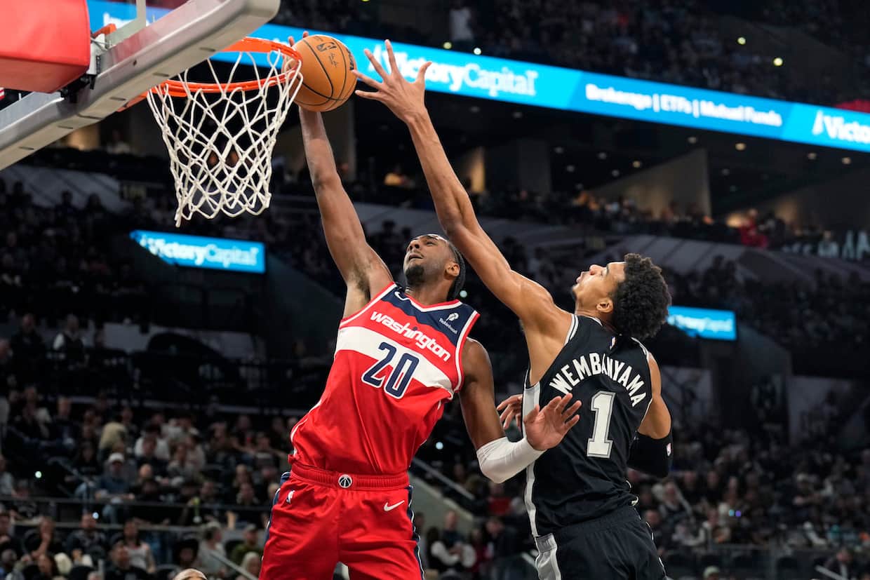 Alexander Sarr, Washington Wizards. Victor Wembanyama, San Antonio Spurs.