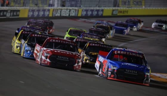 Truck corey heim races at LV ODDS