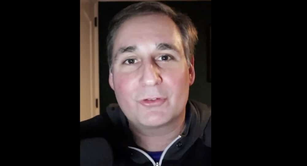 Zach Lowe looks into the camera.