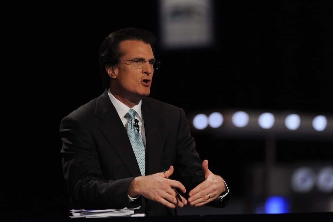 ESPN analyst Mel Kiper Jr during the 2011 NFL Draft.