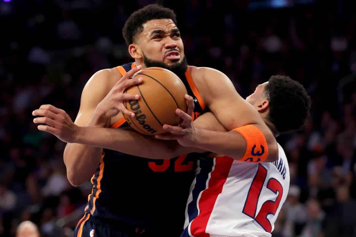 Karl-Anthony Towns’ Game 2 Performance vs. Pistons Is A Huge Problem For The Knicks NBA Championship Hopes