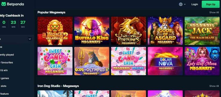betpanda slot games