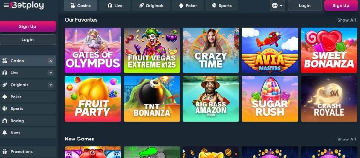 crypto casinos betplay slots