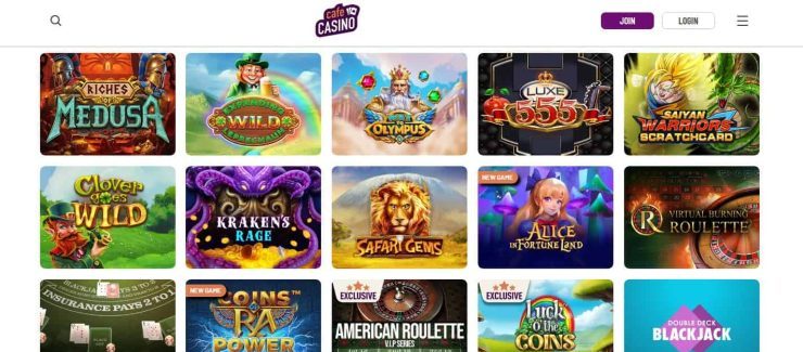offshore casinos cafe casino games