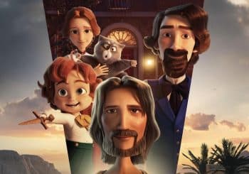 Animated characters grace the poster.