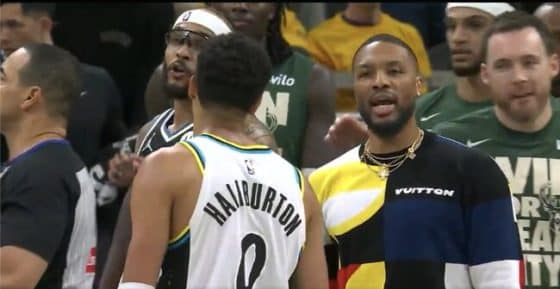 NBA Drama: Lillard & Haliburton Talk Trash In Game 1
