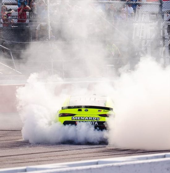 xfinity brandon jones burns out at darlington (1)