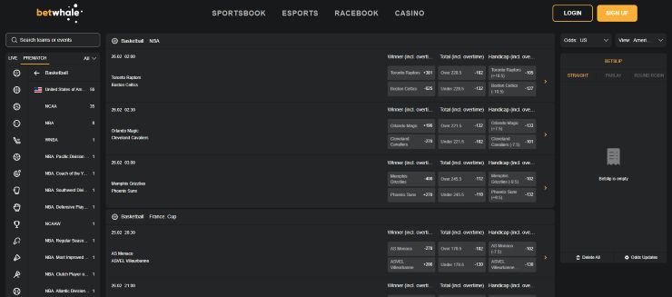 Cash Out Betting Sites BetWhale