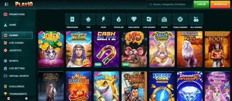 new online casinos canada - Playio game library