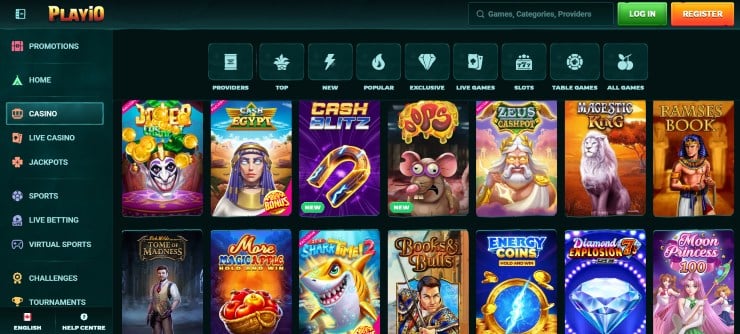 Playio - top rated no deposit free spins casino