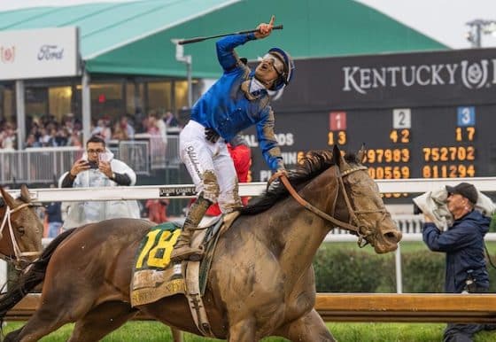 Sovereignty wins the Kentucky Derby.