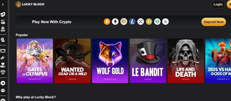 Lucky Block - top rated online casino for real money in Saudi Arabia