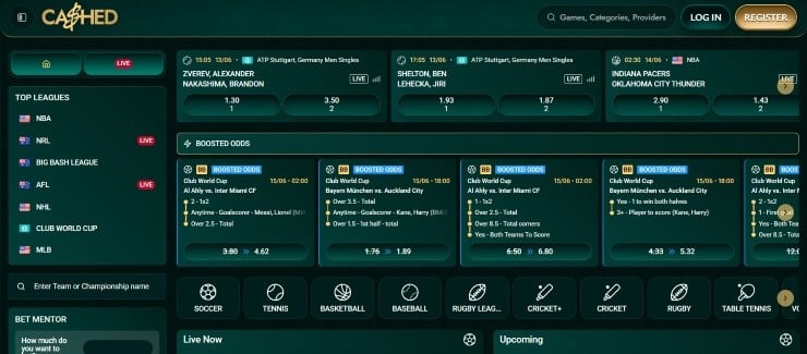 Cashed - one of the most trusted Australian betting sites