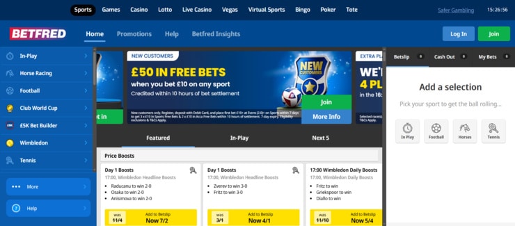 BetFred - overall best Ireland betting site