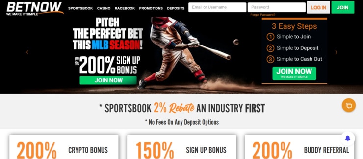 BetNow - one of the best WNBA betting sites