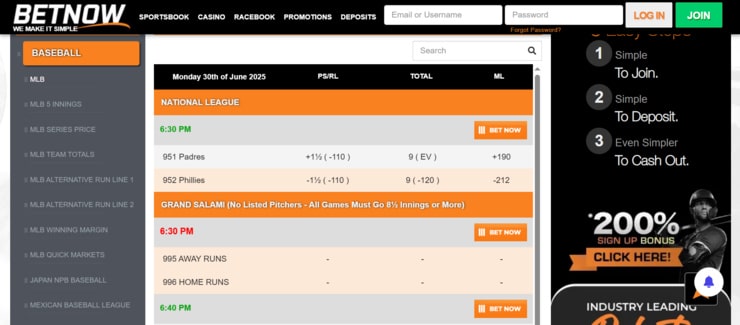 BetNow - one of the most trusted West Virginia sports betting sites