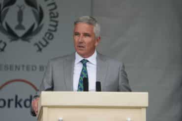 Jay Monahan stands at the podium.