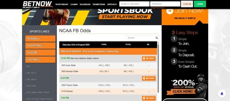 BetNow - one of the most trusted no limit betting sites