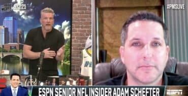 Pat McAfee talks to Adam Schefter.