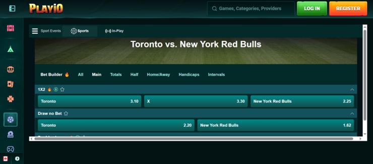 Playio - one of the best Ontario online sportsbooks