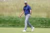 Victor Perez walks the green at U.S. Open.