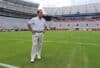 Nick Saban on the field.