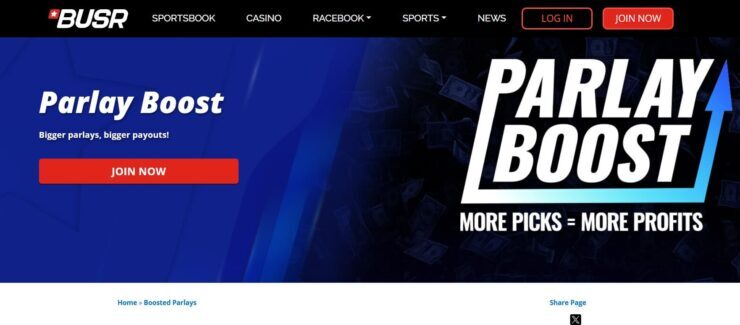 BUSR - one of the best DC online sportsbooks with Parlay Boost