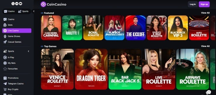 CoinCasino - Top New Casinos in Canada