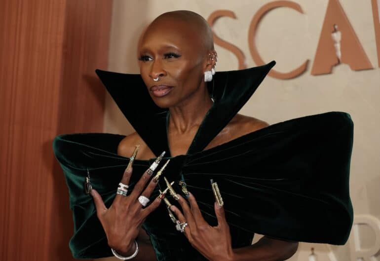 Cynthia Erivo poses for picture.