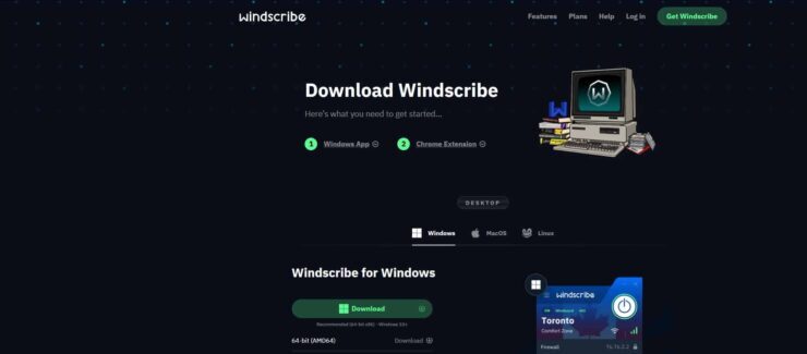 Windscribe VPN - step 2 download and install the VPN software on your device