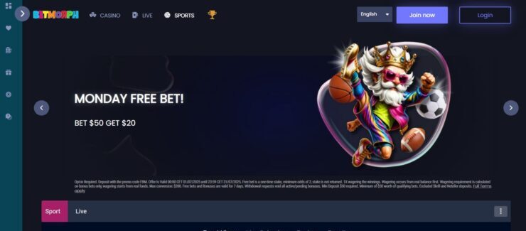 BetMorph free bet offer