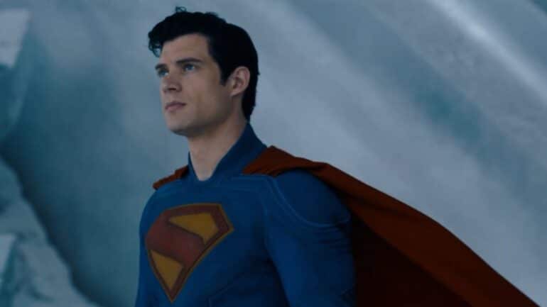 David Corenswet as Superman.