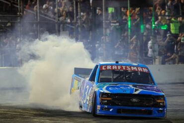Layne Riggs Reflects On ‘Cool’ NASCAR Craftsman Truck Series Win; Corey Heim Earns Top Drivers’ Championship Odds