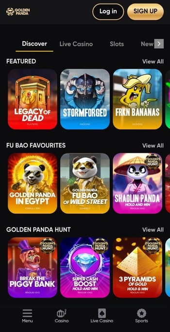 Golden Panda - real money casino app in India