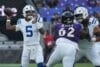 Indianapolis Colts quarterback Anthony Richardson Sr throws the ball.