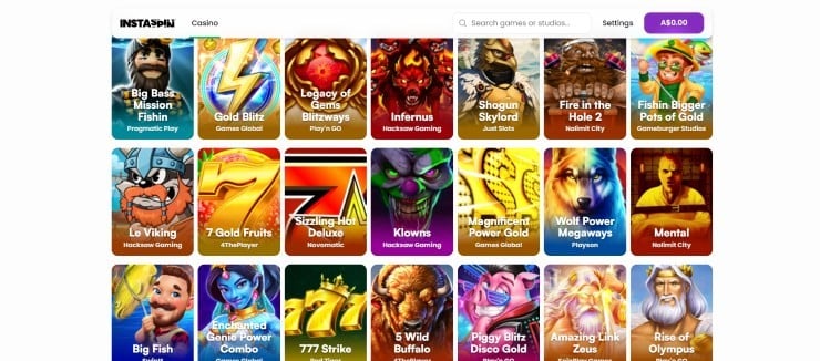 InstaSpin - Fast withdrawal casino site in India