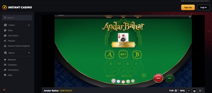 Instant Casino Andar Bahar
