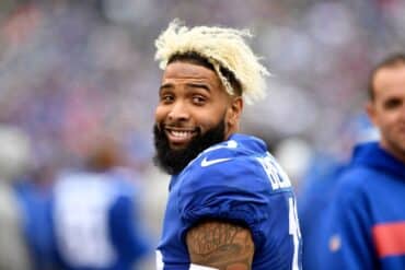 Odell Beckham stares back.