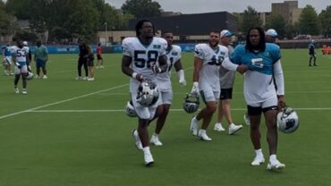 2025 NFL Training Camp: Carolina Panthers Coach Dave Canales Credits Bryce Young, Chuba Hubbard For Sparking Offense
