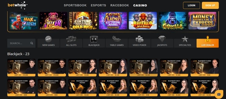 BetWhale Best CashApp Casino