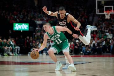Payton Pritchard, Boston Celtics. Toumani Camara, Portland Trail Blazers.