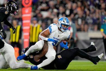 NFL Monday Night Football Fans React to Detroit Lions Outdueling Baltimore Ravens At M&T Bank Stadium