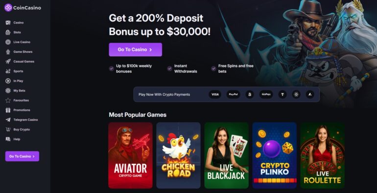 كازينو لبنان اون لاين CoinCasino